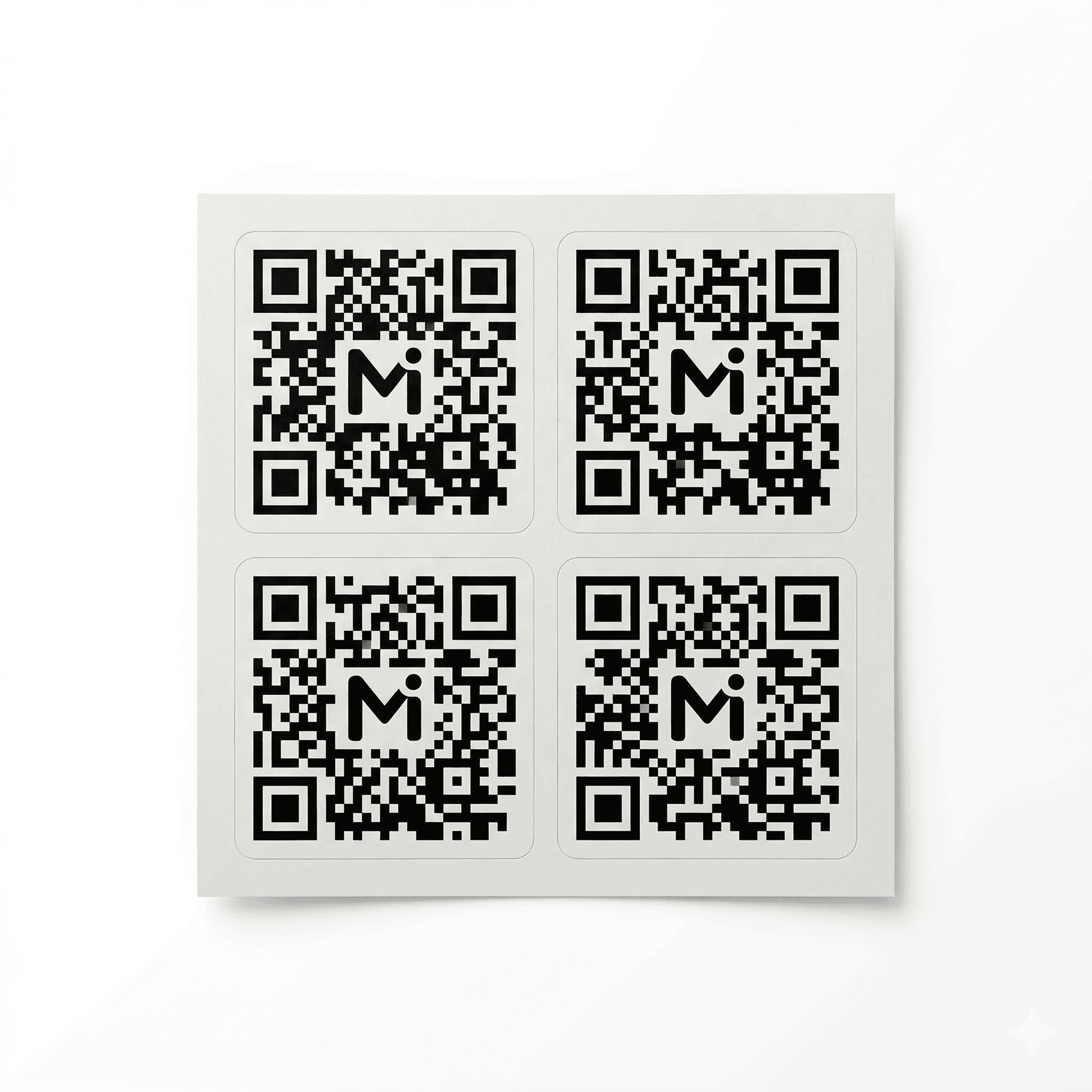 QR 스티커 세트